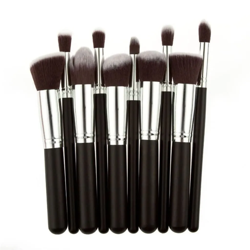 10PCS Makeup Brushes Set Professional Cosmetics Tools Eyeshadow Concealer Lip Eye Makeup Brush Kits Foundation Powder Blush