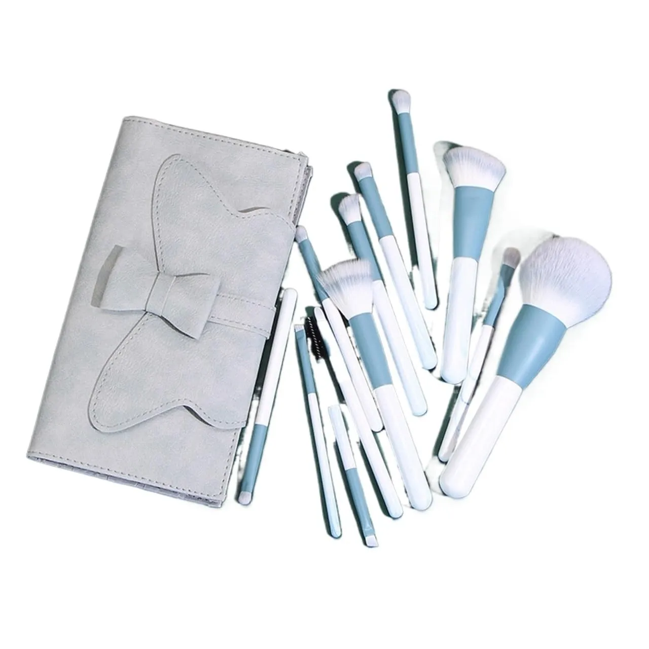 12 pieces of makeup brush set, full set of powder brush,powder blusher, eye shadow brush, beauty tools