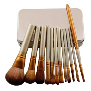 12pcs Makeup Brushes Set Blush Foundation Concealer Eyeshadow Lip