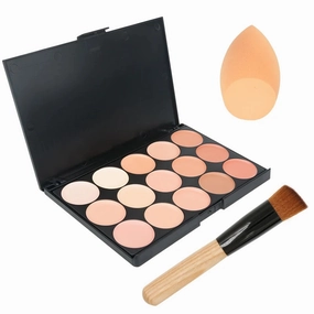 15 Colors Face Concealer Contour Palette