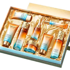 2 Pack For SADOER Ferulic Acid Skincare Gift Sets,8 Piece Skin Care Set,Moisturizing Skin Care Kit,Skin Care Sets Kits,cleanser toner lotion serum face cream eye cream concealer creams facial masks