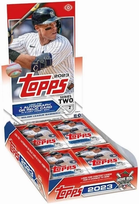 2023 Topps Series 2 Baseball Hobby Box (24 Packs/14 Cards: 1 Auto or Relic, 1 Silver Pack)