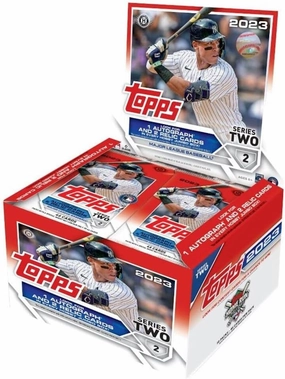 2023 Topps Series 2 Baseball Jumbo Box (10 Packs/46 Cards: 1 Auto, 2 Relics, 2 Silver Packs)