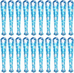 20 Pcs Thunder Sticks Bam Bam Cheer Sticks Inflatable Boom Sticks Noisemakers Stick Cheerleading Blow Up Noisemakers for Sporting Wedding Party Bar(Golden)