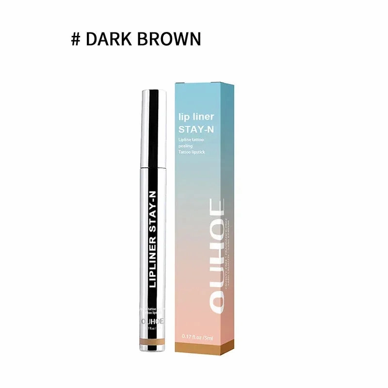 3 Colors Peel Off Lip Liner Tattoo Waterproof Long Lasting Matte Non-stick Cup Lip Tint Sexy Red Contour Lips Make Up Cosmetics