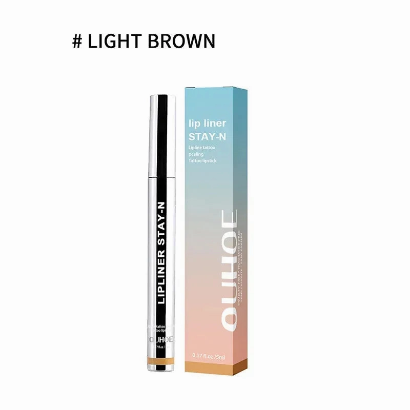 3 Colors Peel Off Lip Liner Tattoo Waterproof Long Lasting Matte Non-stick Cup Lip Tint Sexy Red Contour Lips Make Up Cosmetics