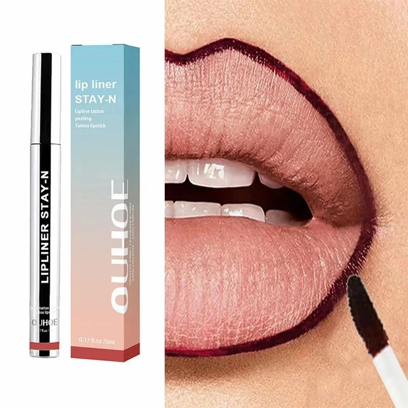 3 Colors Peel Off Lip Liner Tattoo Waterproof Long Lasting Matte Non-stick Cup Lip Tint Sexy Red Contour Lips Make Up Cosmetics