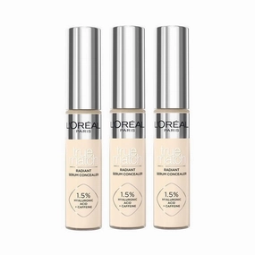 3x L'Oreal Paris True Match Radiant Serum Concealer 11ml 1N Light