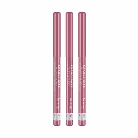 3x Rimmel Exaggerate Lip Liner 063 Eastend Snob Dusty Pink