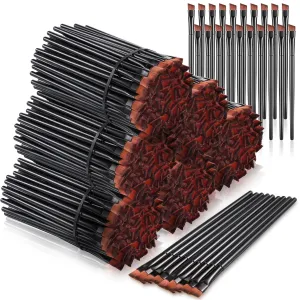 400 Pcs Disposable Angled Eyebrow Brushes Bulk Multi Function Brow Brushes Portable Eye Makeup Applicators Eye Beauty Cosmetic Tool for Women Esthetician Supplies