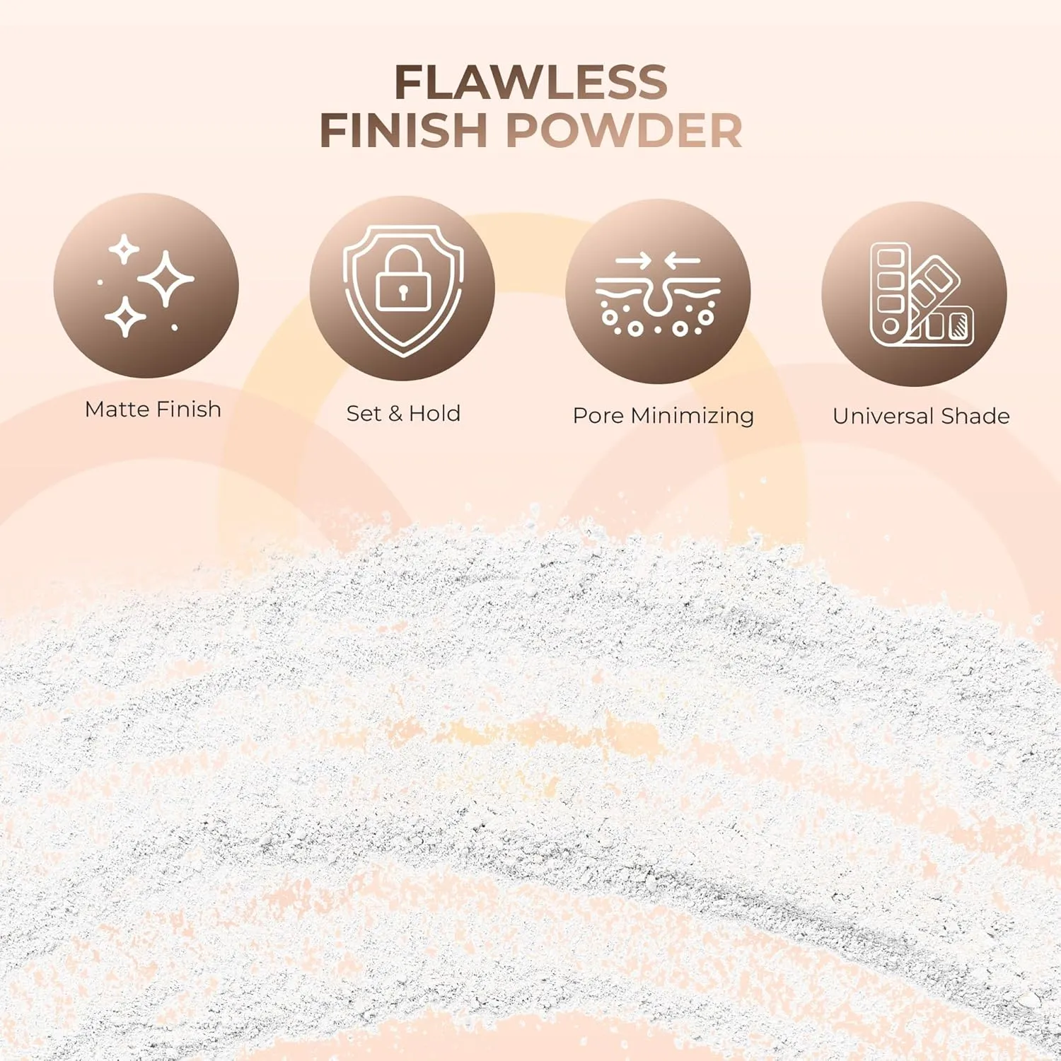 4pc Full Size Kit (Light Tan) Mineral Makeup Matte Translucent Loose Foundation   Kabuki Brush   Concealer   Finishing Setting Powder   Bare Face Full Coverage SPF 30 All Skin Types Waterproof