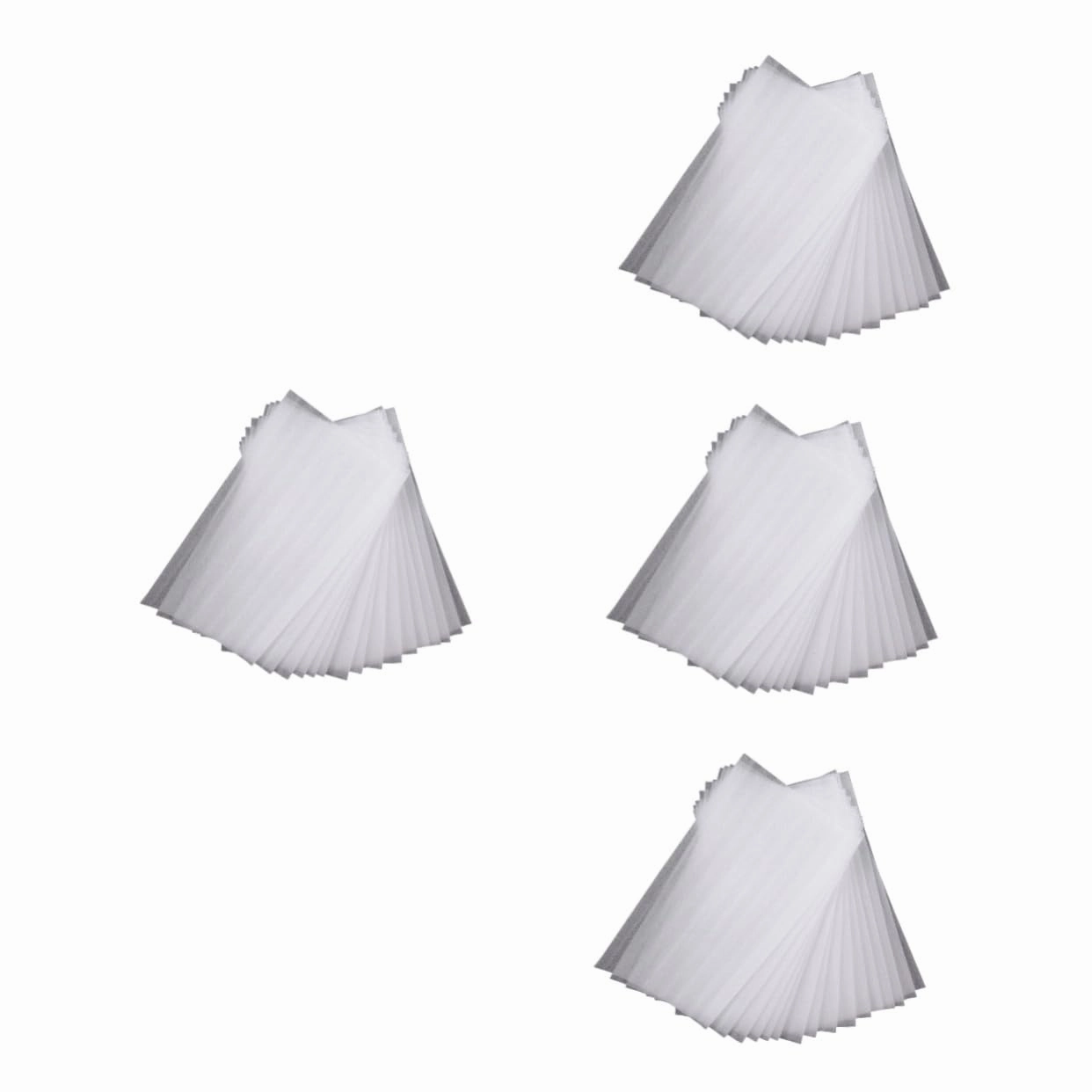 4sets Professional Salon Hair Coloring Sheets Balayage Sheets Pearl Hair Highlighter Dyeing Separating Paper 50sheets * 4