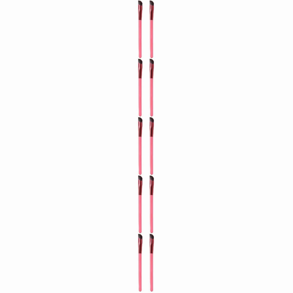 5sets 6-piece Makeup Brush Set for Eyebrows Eyes Lips Angled Eyebrow Brush Multi-functional Makeup 2pcs*5