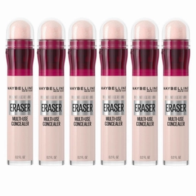 6x Maybelline Instant Age Rewind Eraser Multi-Use Concealer 6ml 120 Light
