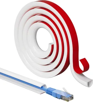 78”Cord Hider for Wall Mounted TV,Adhesive One-Cord Cable Hider for Wall,Cord Covers Raceway Kit for Wires Hider,Flexible Silicone Cable Concealer for Home Office,W 0.54”× H 0.39”