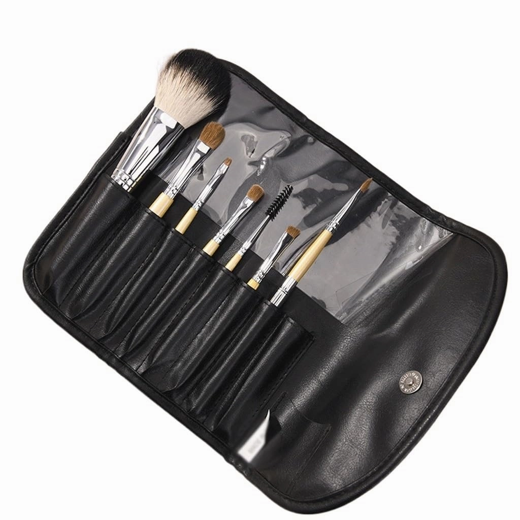 7pcs Makeup Brush Sets, Powder Brush, Eye Shadow Brush, Oblique Eyebrow Brush, Concealer Brush