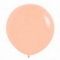 90cm Jumbo Round Balloon - Blush Peach