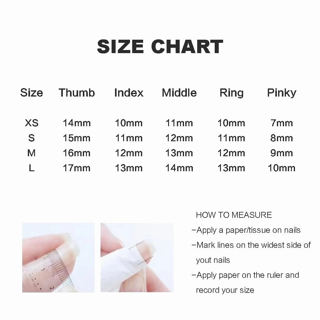 [GLORS] Medium Ballerina Press On Nails, Nude Pink with Rose Gold Foil and Pearl Accents, 10 Pieces (S,MB)