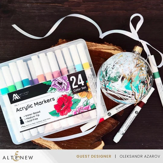 Acrylic Marker 24 Color Set - Vol. 1