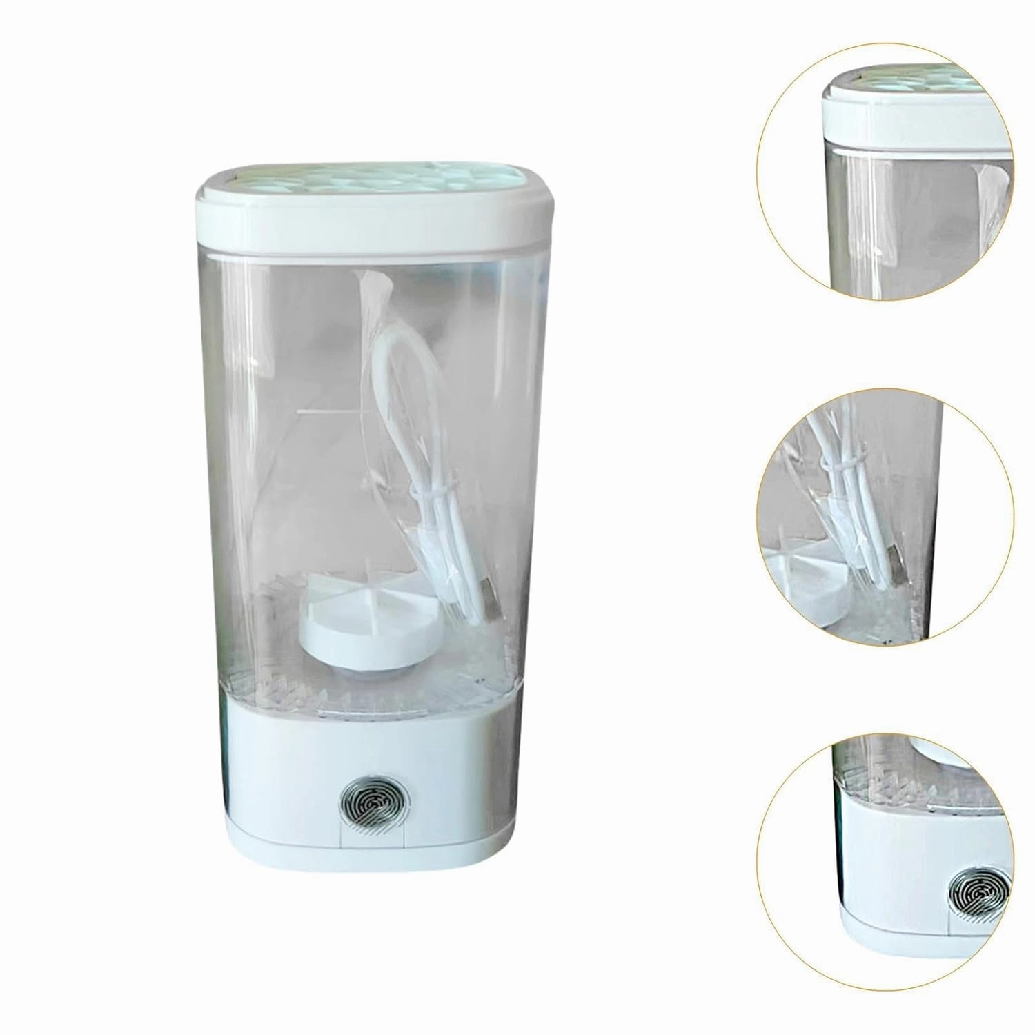 Advanced Electric Makeup Brush Cleaner for All Brush Sizes, white