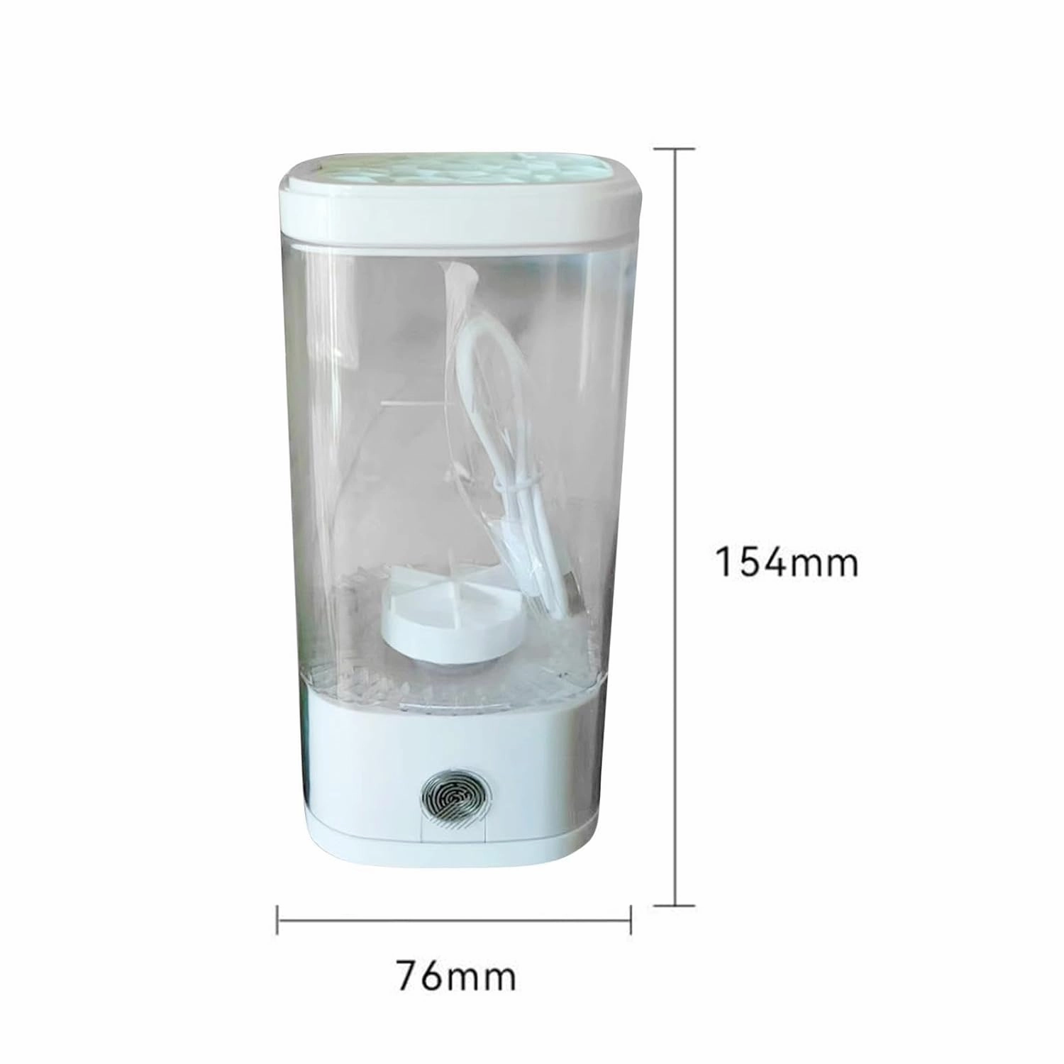 Advanced Electric Makeup Brush Cleaner for All Brush Sizes, white