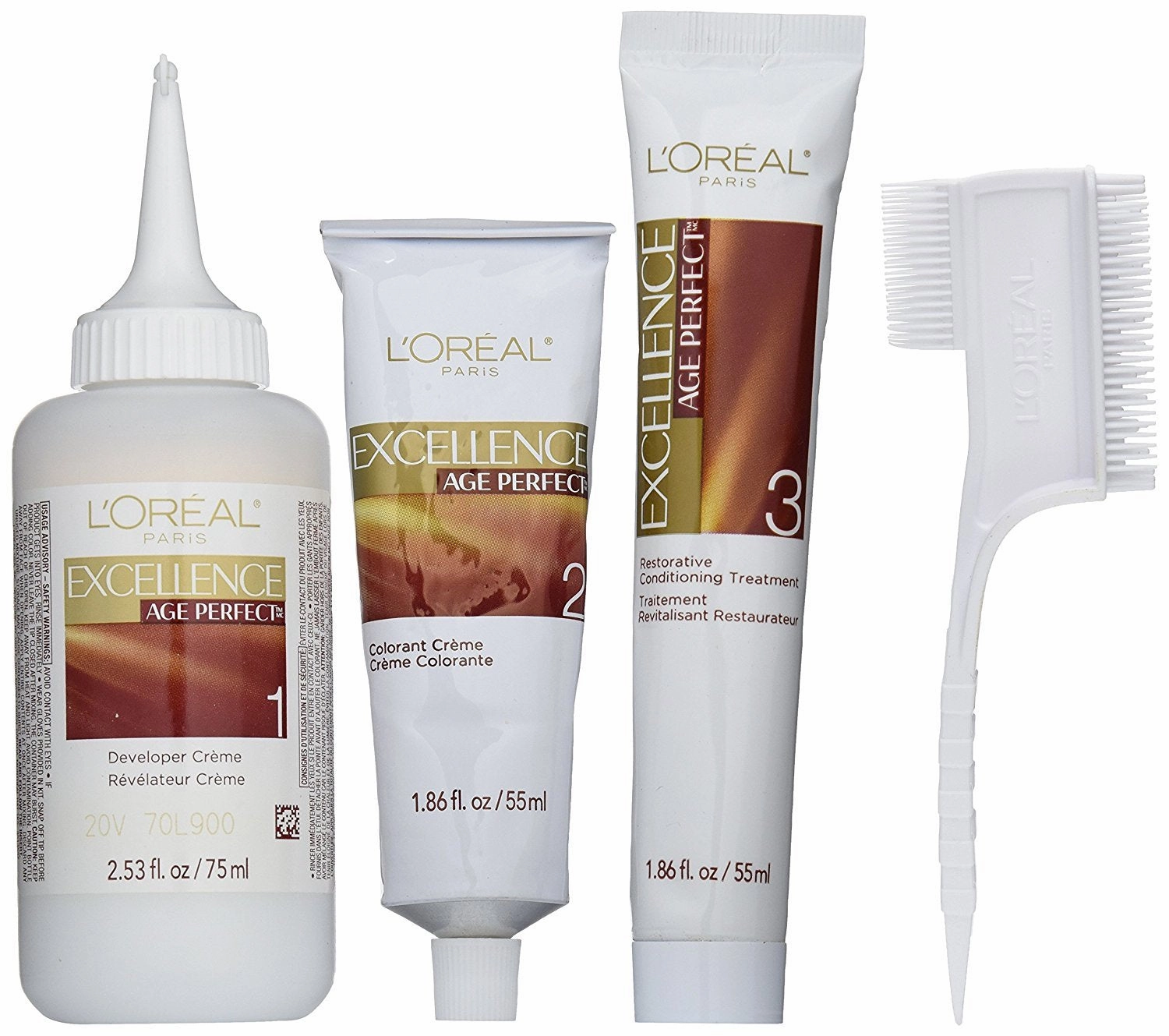 Age Perfect Permanent Hair Color, 7G Dark Natural Golden Blonde, 1 Kit
