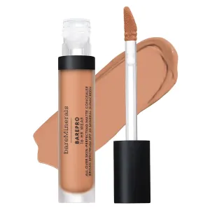 bareMinerals BAREPRO 16HR All Over Skin-Perfecting Natural Matte Concealer Mineral SPF 25 with Niacinamide, Conceals Dark Spots, Blemishes   Dark Circles Under Eyes, Safe for Sensitive Skin, Vegan