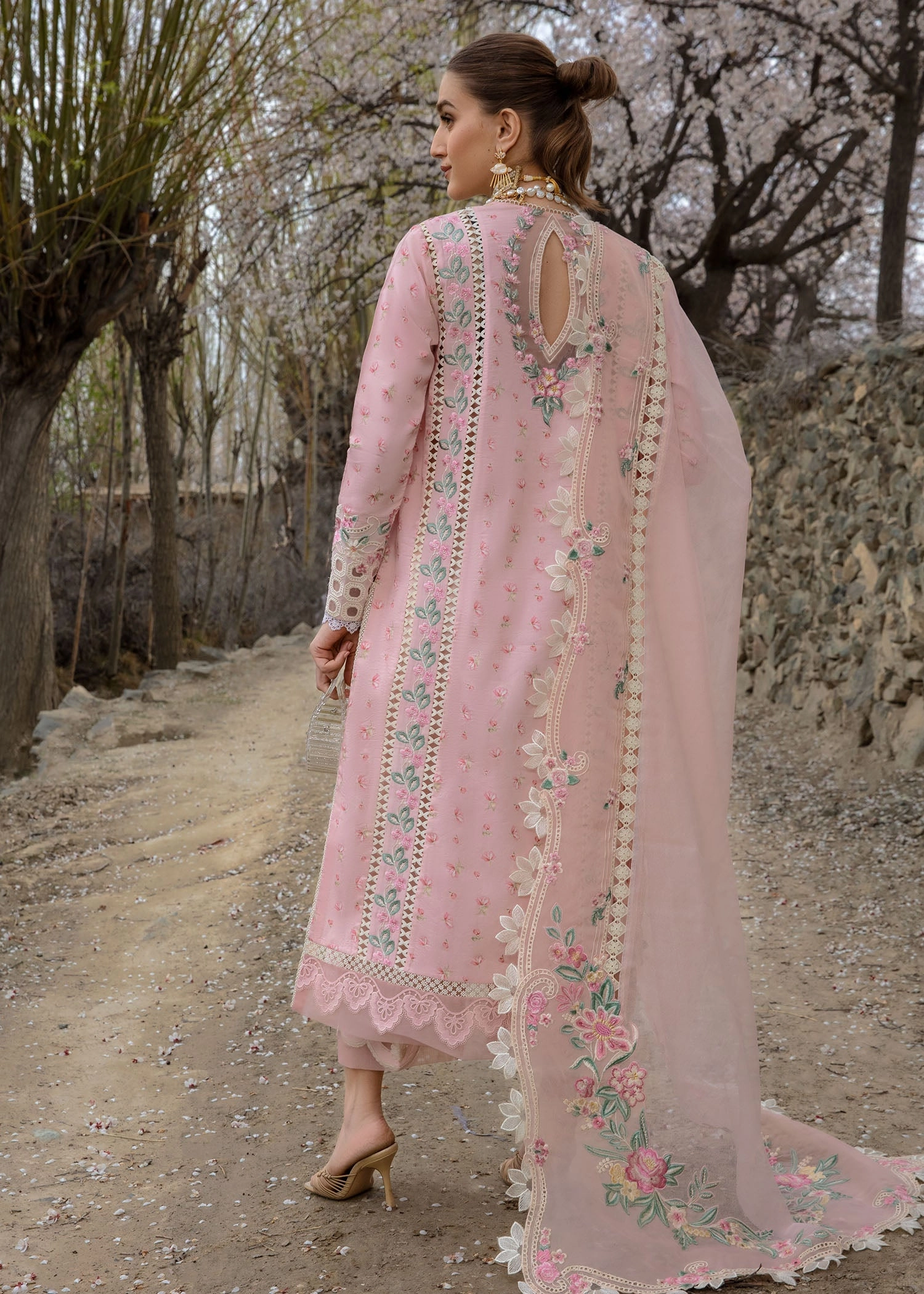 Believe In Her - Blush Pink | 3PC Unstitched Suit Lawn By Crimson