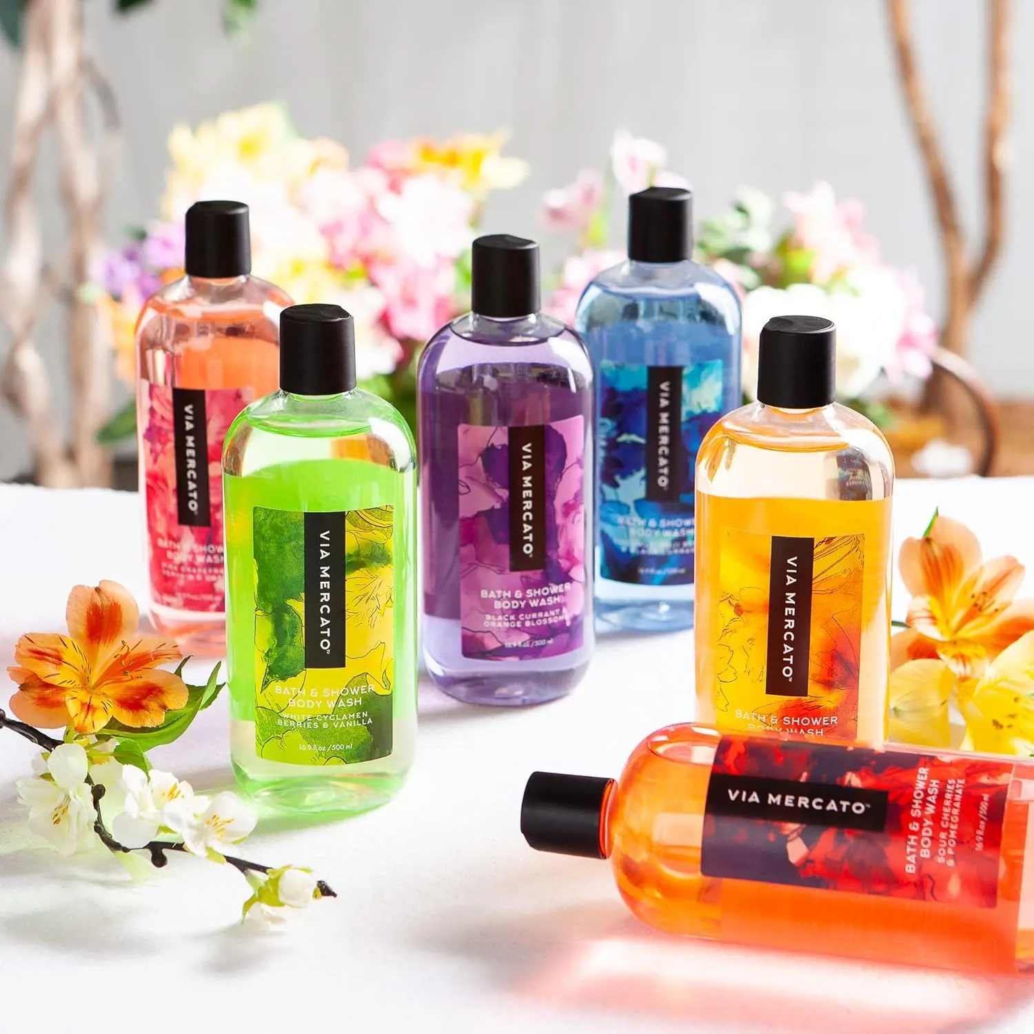 Bella Collection, Hydrates & Invigorates, Shower Gel, 500 ML, No. 1 - Loquat, Peach & Mandarin