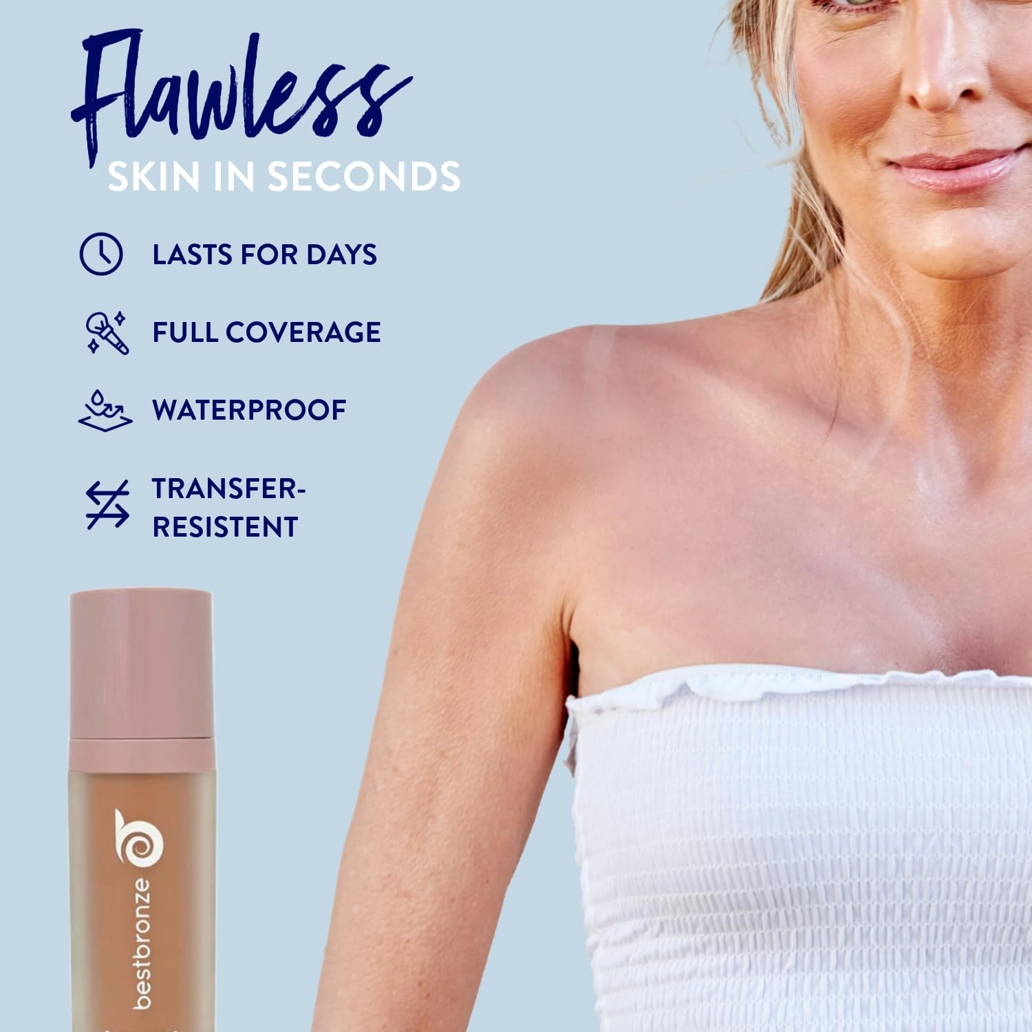 Best Bronze Bombshell Body Makeup - Tattoo Cover Up Makeup & Body Foundation Waterproof - Tattoo Concealer Waterproof for Scars, Varicose Veins Cover Up & Leg Foundation (NC17 Light Beige Neutral)