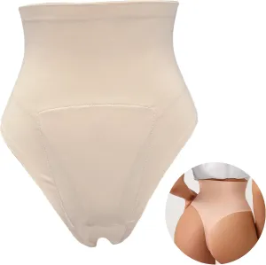BIMEI High Rise Camel Toe Concealer Thong for Women Leggings Activewear Invisible Guard Thong Underwear