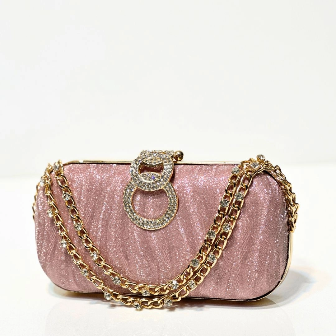 Blush Glamour Clutch