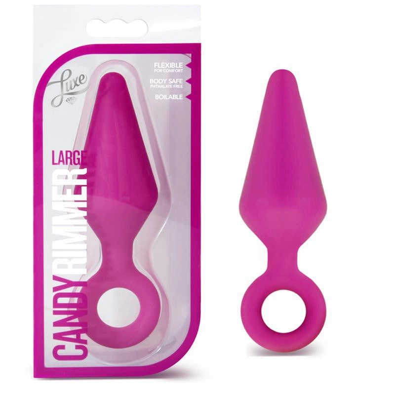 Blush Luxe Candy Rimmer Large Anal Plug (Fuchsia)