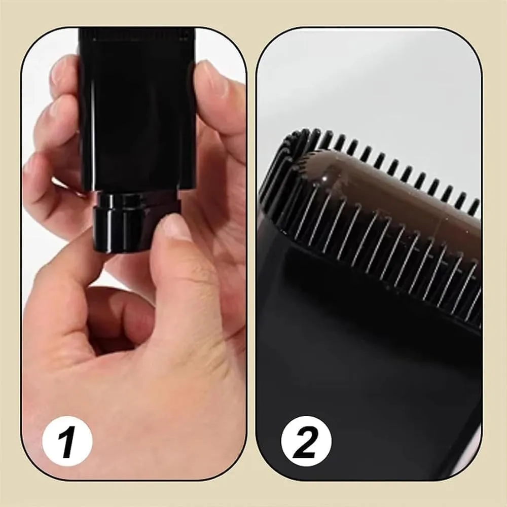 Bosuyo Ultimate Hair Dye Comb, Yuaonew Hair Stick, Hair Concealer Stick For Women, Instant Hair Color Sticks with Built-In Comb, Concealer Hairs Dye Sticks for Women Men (Coffee, 2)