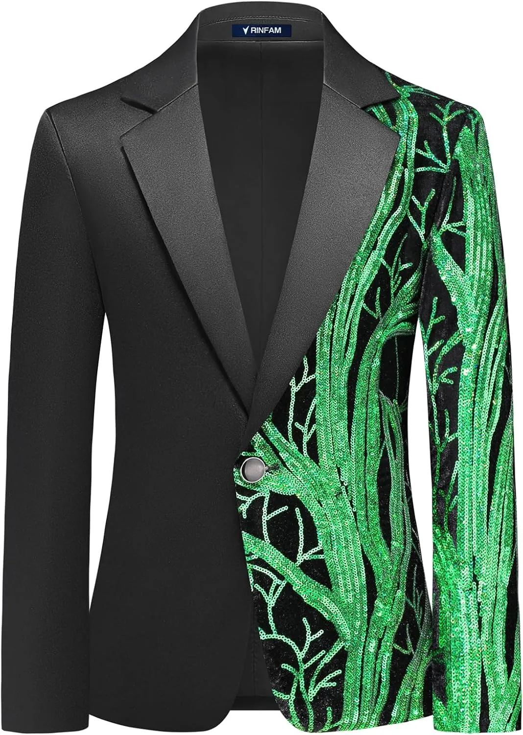 Boys Formal Tuxedo Suit Set Size 4-16 Sequin Blazer 2 Piece Satin Jacket Black Pants Kids and Teen Boys Dress Outfit