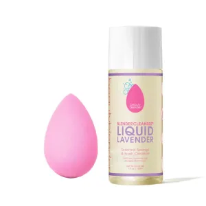 Bubble Beauty Blender Makeup Sponge & Liquid Blendercleanser Sponge & Brush Cleanser, 5 oz