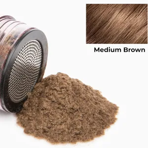 Caboki Hair Loss Concealer (All-Natural Hair Building Fibers) Travel Size (Medium Brown)