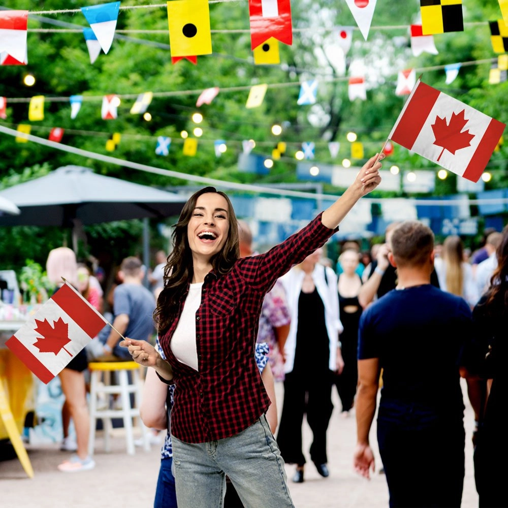 Canada 12x18in Stick Flag