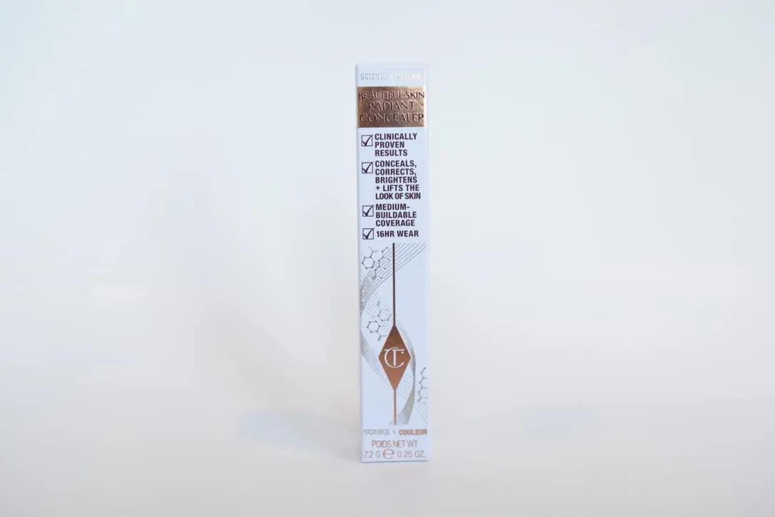 Charlotte Tilbury Beautiful Skin Medium to Full Coverage Radiant Concealer with Hyaluronic Acid - 3.5 Fair with Yellow Undertones