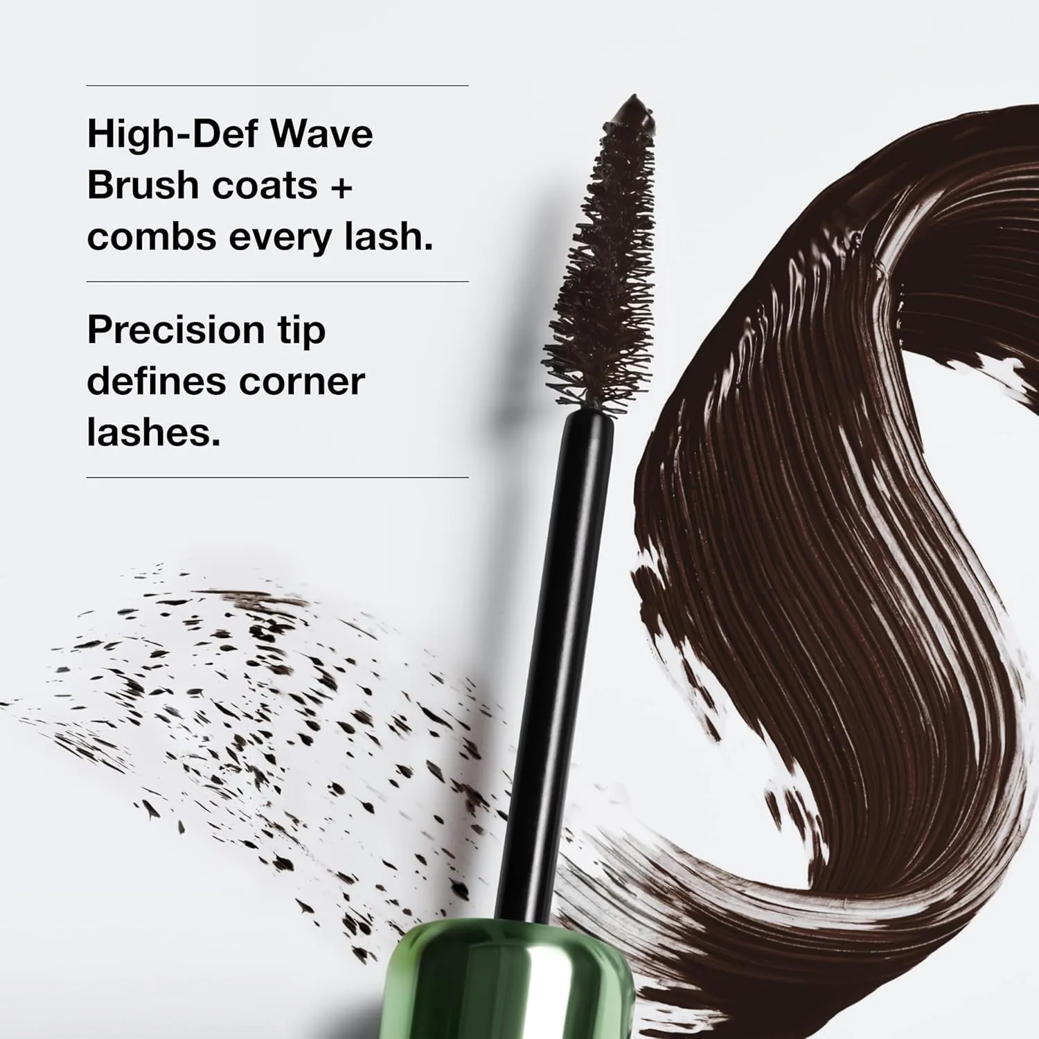 Clinique High Impact High-Fi Full Volume Water-Resistant Mascara | Volumizing, Non-Clumping, Smudge-Proof   Safe For Sensitive Eyes