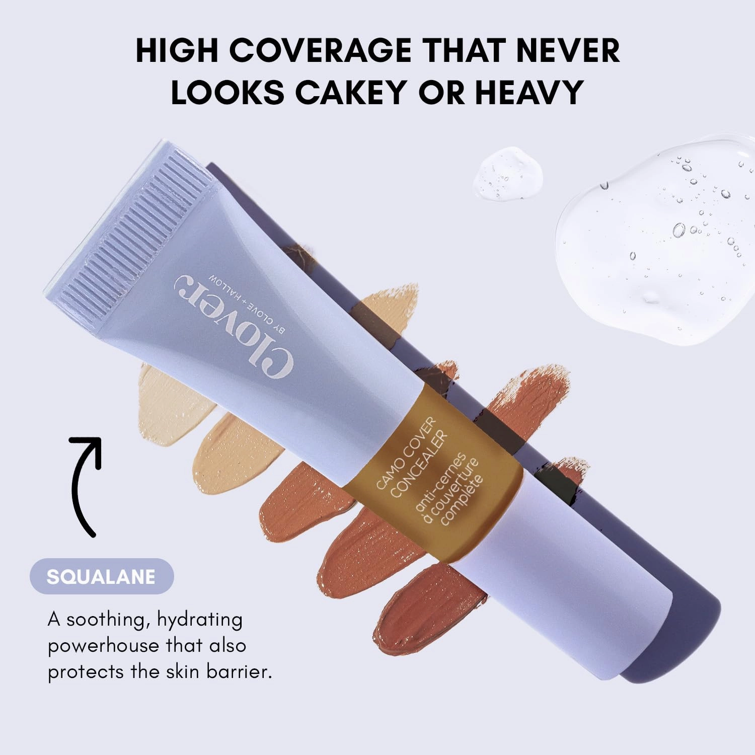 Clover Camo Cover Face & Under Eye Concealer Cruelty-Free & Vegan Natural Makeup