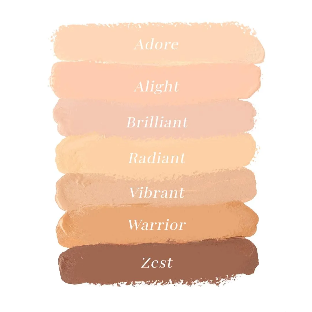 Concealer - Under Eye Full Coverage Concealer - for Dark Circles, Fine Lines, Redness & Discoloration - Waterproof - Anti-Aging - Natural Finish (Vibrant, .2 FL)