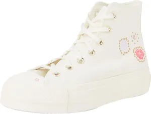 Converse Women's Ct All Star Lift Trainers, Egret Light Gold Vapor Violet, 39 EU