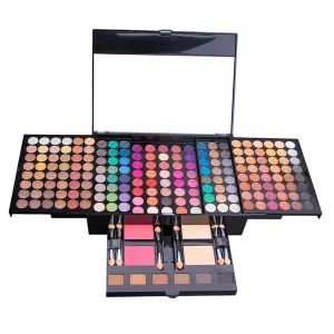 Cosmetic Makeup Palette Set All In One Vanity Suit Eyeshadow Blusher Concealer Eyebrow Powder for Party Wedding
