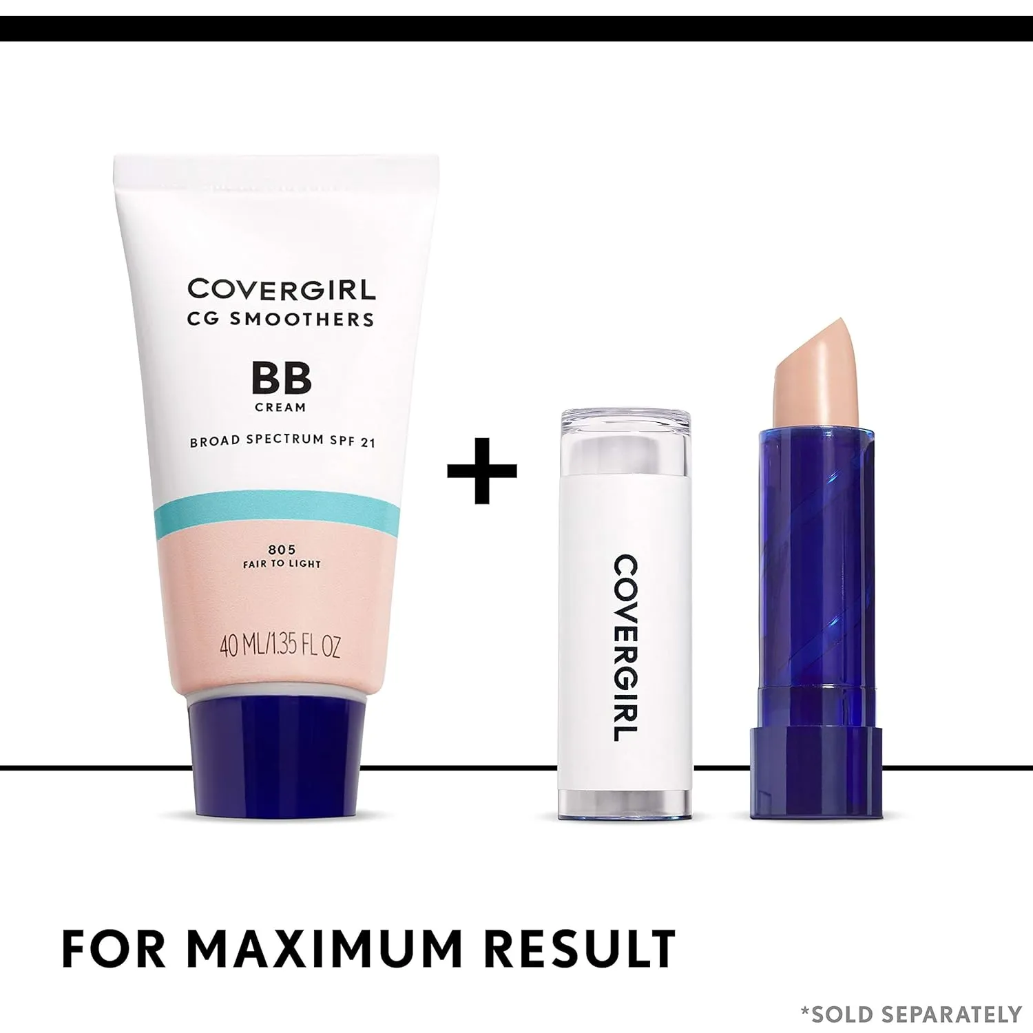 COVERGIRL Smoothers Moisturizing Solid Concealer Stick for Fair Skin Tones, 2 Count