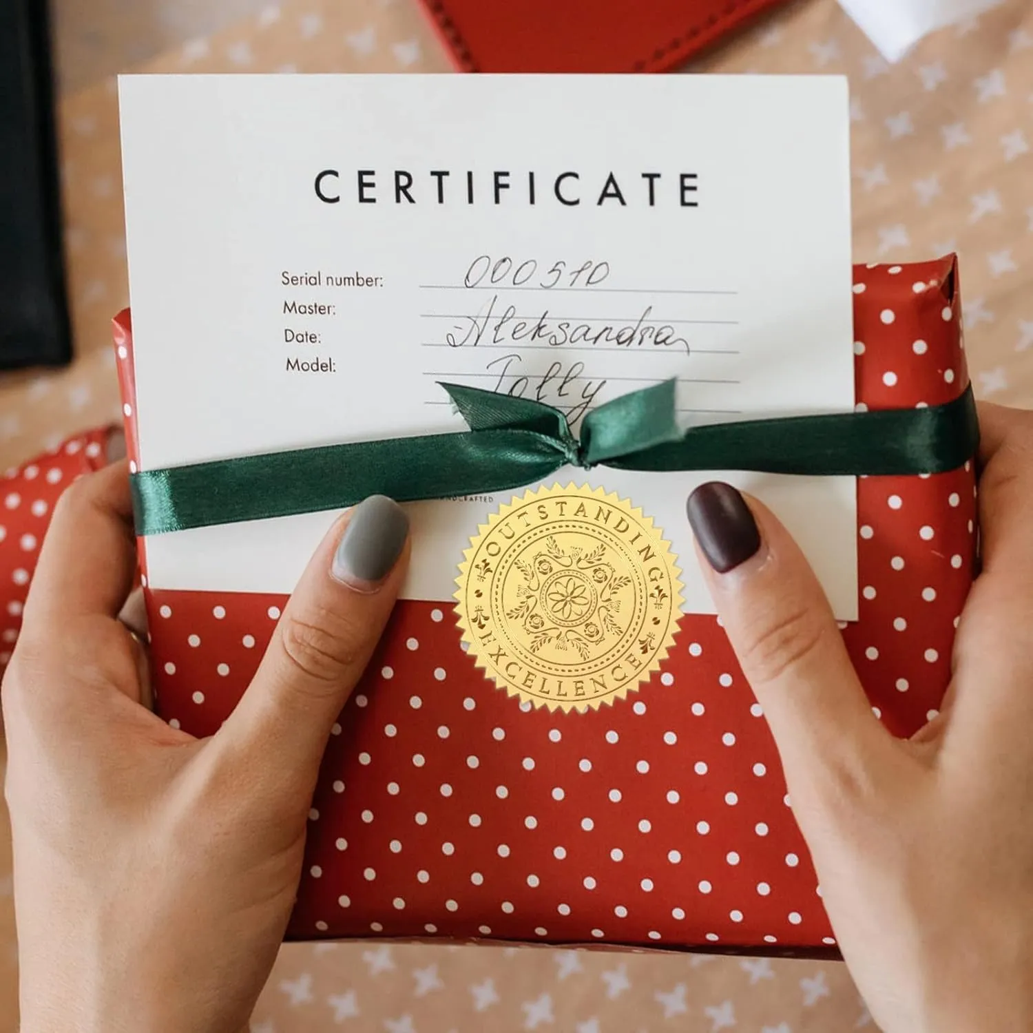 CRASPIRE 408Pcs 2" Gold Foil Certificate Seals Outstranding Excellence Self Adhesive Embossed Seals Gold Stickers Medal Decoration Labels for Envelopes Diplomas Invitation Awards Graduation Wedding