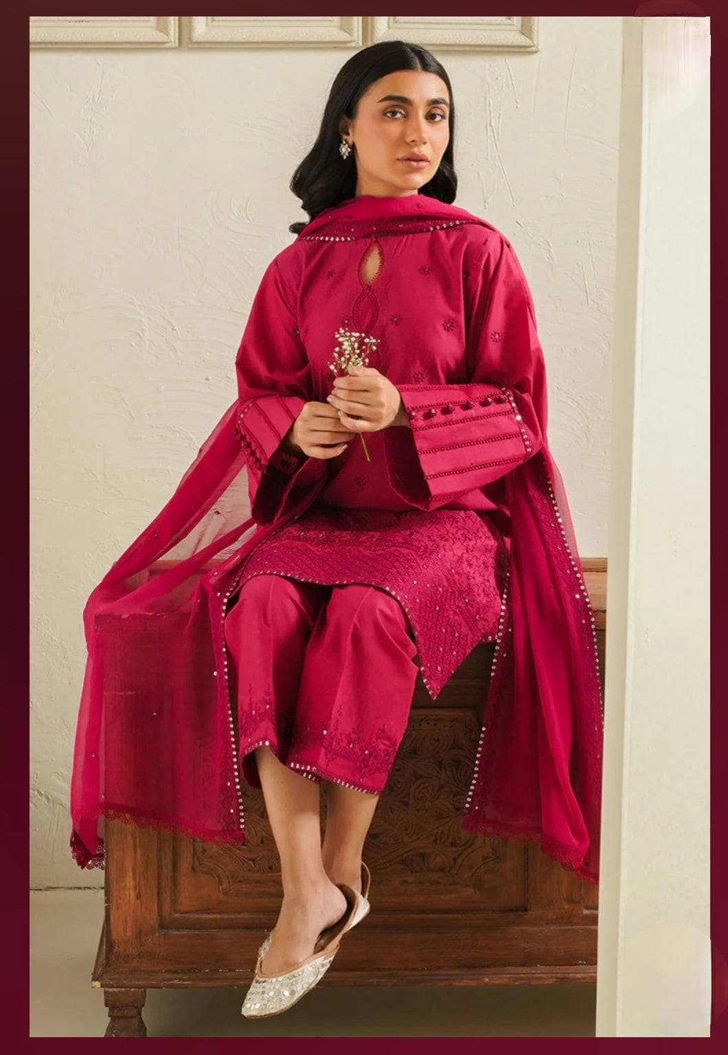 Cross Stitch Mahiri Lawn 24/FUCHSIA BLUSH