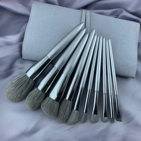 CSCDD 10 pieces of makeup brush set powder brush, powder blusher brush, cosmetic brush, eye shadow highlight brush