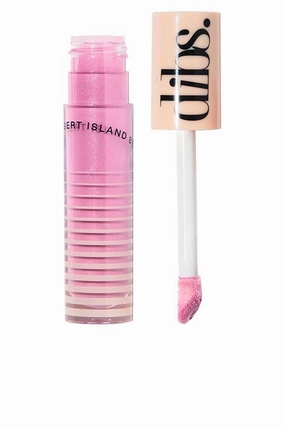 Dibs Beauty - Go To Glossy Balm - Lip Gloss Topper - Color: Rock Candy (Pinky Lavender Shimmer)