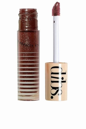 Dibs Beauty - Go To Glossy Balm - Lip Gloss Topper - Color: Soda Pop (Cherry Cola Shimmer)